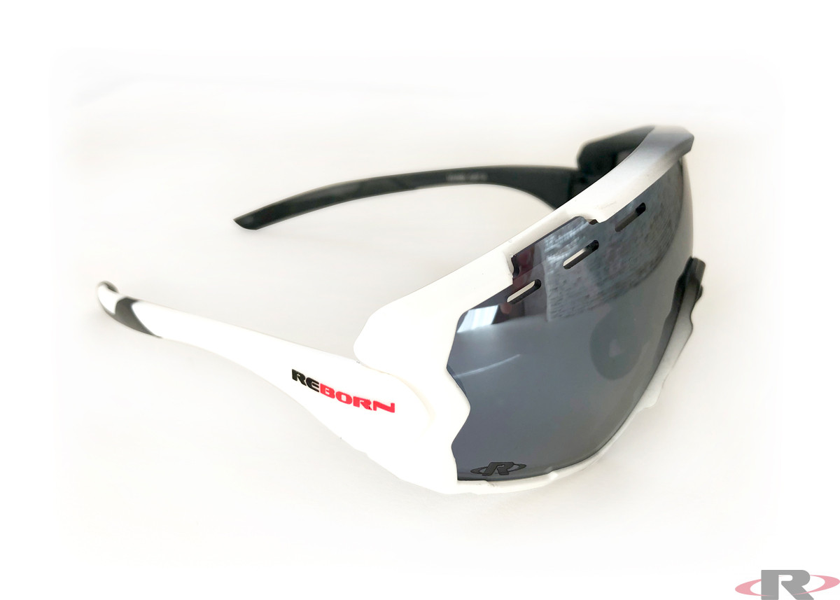 X-PRO Cycle black/white / polarized silvermirror