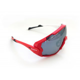 X-PRO Cycle red/white / polarized silvermirror